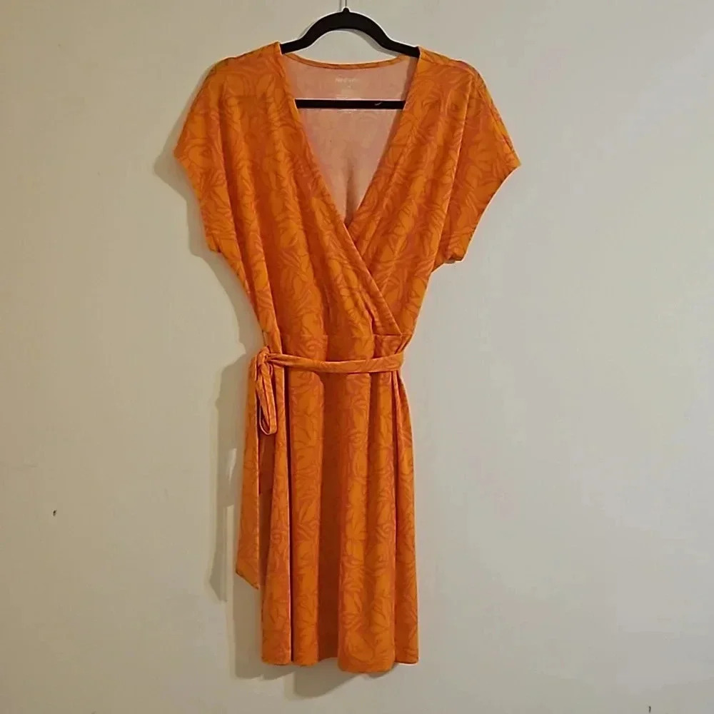 Nine West Dolman Sleeve Wrap Dress